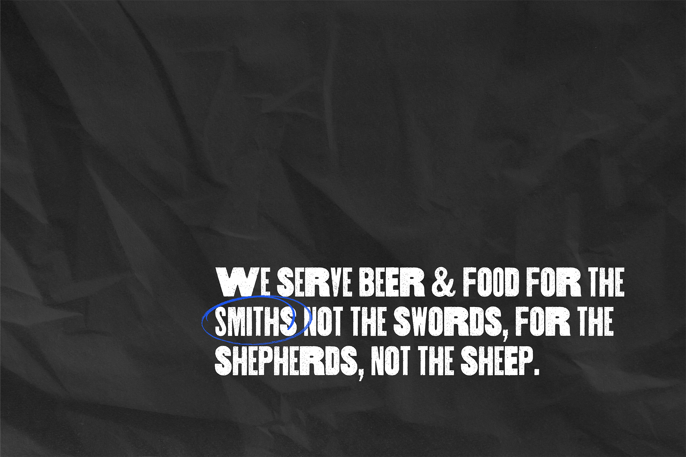 Smiths Craft Beer House brand statement and visual identity